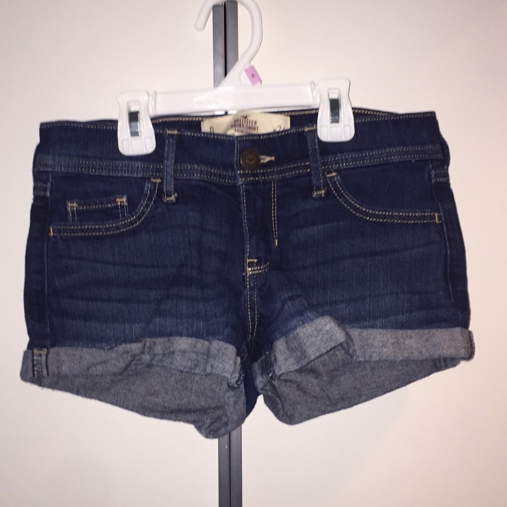 Hollister jean shorts size 0